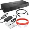Dell WD19 Docking Station Bundle with USB-C and Dual Monitor Support - Full Package w/Dell WD19 Universal Dock, 180W Power Adapter, Thunderbolt 3 & Ethernet Cable, Cleaning Cloth (Renewed) view 1