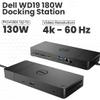 Dell WD19 Docking Station Bundle with USB-C and Dual Monitor Support - Full Package w/Dell WD19 Universal Dock, 180W Power Adapter, Thunderbolt 3 & Ethernet Cable, Cleaning Cloth (Renewed) view 3