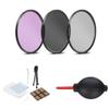 49mm 3 Piece Filter Kit (UV-CPL-FLD) for Canon EOS M M2 M3 M5 M6 M10 M50 M100 M200, M6 Mark II, M50 Mark II Mirrorless Cameras (49mm) view 1