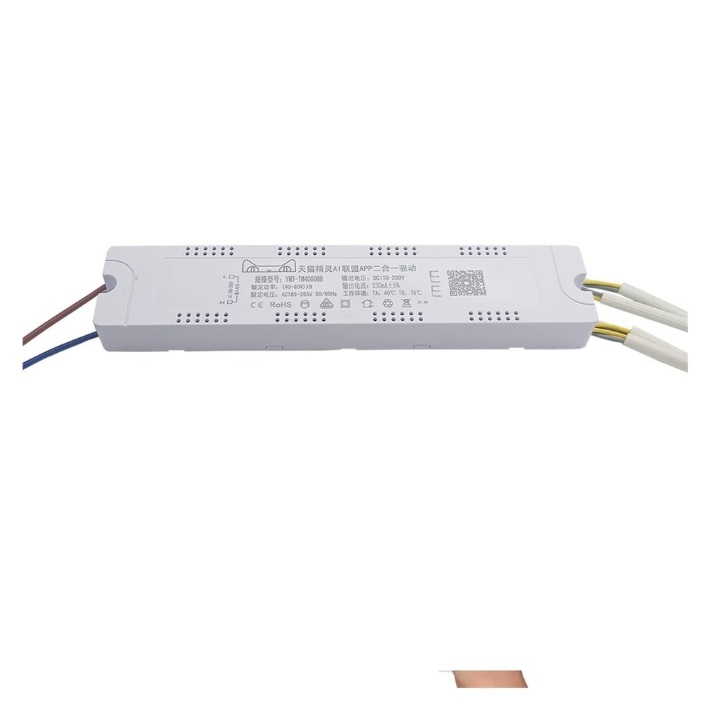 PGMTDEFXJO AC185-265V Intelligent Remote Control Power Supply 230mA Constant Current LED Driver Lamp 220V for Chandelier (Color : 40-60w 8 Rb)