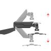 GLigeT Projector Mount Stand Black Wall Projector Mount, Height Adjustable Single Arm Mount, Universal Projector Bracket for Home, Office, Meeting Rooms Projector Ceiling Mount view 3