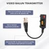 Pasuihcay 1080P AHD/HD-CVI/TVI/CVBS Passive HD Video Balun Transmitter 4 Pairs (UTP Up to 350M-600M), Black view 4