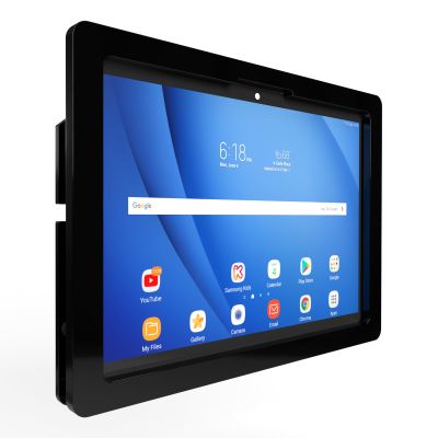 TABcare Security Anti-Theft Acrylic VESA Case for Lenovo TAB M11, K11, Idea Tab 11" with Wall Mount Kit & 90-Degree USB C Charge Cable(Black)