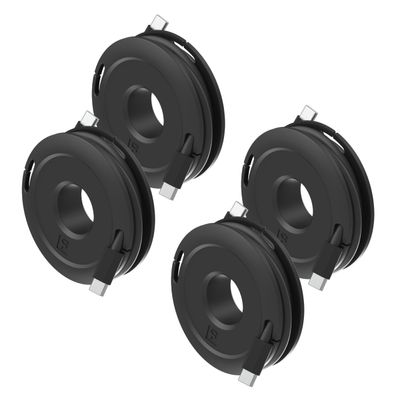 Side Winder Mini and Max Headphone, Earbud and Charging Cable Winder and Organizer Perfect for Wrapping Earbuds and Cords for Travel and Organization 4-Pack (Black, Max)