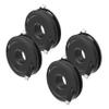 Side Winder Mini and Max Headphone, Earbud and Charging Cable Winder and Organizer Perfect for Wrapping Earbuds and Cords for Travel and Organization 4-Pack (Black, Max) view 1