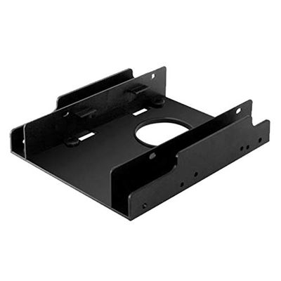 Pasuihcay 3.5 Inch to 2.5 Inch SSD/HDD Hard Drive Drive Bay Adapter Mounting Bracket Converter,Double Bay