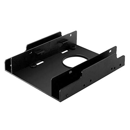 Pasuihcay 3.5 Inch to 2.5 Inch SSD/HDD Hard Drive Drive Bay Adapter Mounting Bracket Converter,Double Bay