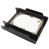 Pasuihcay 3.5 Inch to 2.5 Inch SSD/HDD Hard Drive Drive Bay Adapter Mounting Bracket Converter,Double Bay view 3