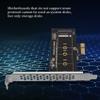 Pasuihcay PCIE to M2 Adapter PCI Express 3.0 X1 to NVME SSD M2 PCIE Raiser Adapter Support 2230 2242 2260 2280 M.2 SSD, black view 2