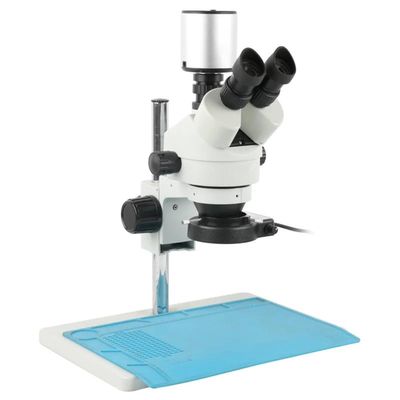 Joebo Microscope Kit Autofocus IMX334 4K HDMI USB Measuring Stereo Trinocular Microscope Electronic Digital Video Camera Phone Repair Tool Kit Microscope Lens Adapters (Color : White, Size : C)