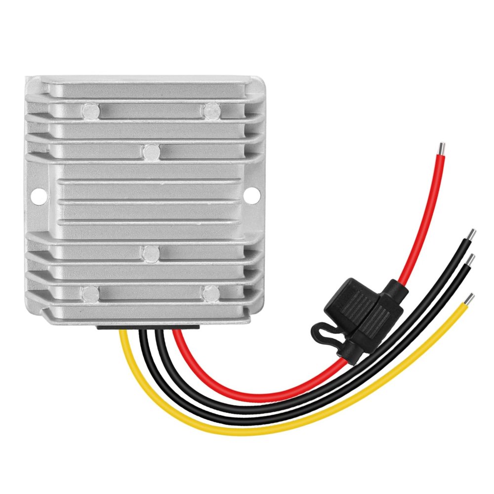 20A 240W DC 24V 36V 48V Step Down to 12V Converter Buck Regulator Reducer Golf Cart Voltage Converter Waterproof Transformer with Fuse