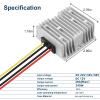 20A 240W DC 24V 36V 48V Step Down to 12V Converter Buck Regulator Reducer Golf Cart Voltage Converter Waterproof Transformer with Fuse view 2