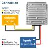 20A 240W DC 24V 36V 48V Step Down to 12V Converter Buck Regulator Reducer Golf Cart Voltage Converter Waterproof Transformer with Fuse view 3