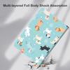 Case for iPad 10th Generation (2022 Release) 10.9 InchSlim Fit Foldable Standing Cover Case with Auto Sleep/Wake for New Apple iPad 10.9 Inch Dogs Pattern Backgrounds view 3