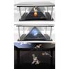 Pad Tab-let PC 3D Holo-graphical Hologram Display Stand Projector Py-ramid Personal Entertainment Present Display Projector view 3