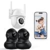 litokam Bundle of 4MP Outdoor Camera & 2 Pack Indoor Security Camera view 1