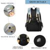 ALAZA Metal Texture Marble Laptop Backpack Purse for Women Men Travel Bag Casual Daypack with Compartment & Multiple Pockets view 3