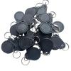100pcs MF Classic 1K RFID Fob 13.56mhz ISO14443A Key for Door Entry Access Control Read and Write NFC Access Key (Black) view 1