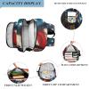 ALAZA American Flag w/Eagle Laptop Backpack Purse for Women Men Travel Bag Casual Daypack with Compartment & Multiple Pockets view 4