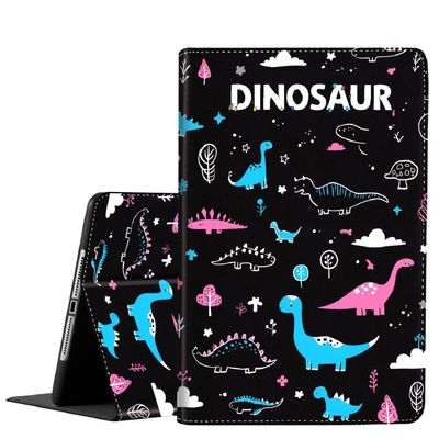 Case for iPad 9.7-Inch (6th/5th Generation, 2018/2017)Slim Fit Foldable Standing Cover Case with Auto Sleep/Wake for iPad 9.7 Inch 2018/2017Dinosaur