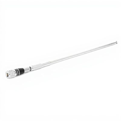 High Gain Telescopic Antenna for Handheld GPS 100 50 320 220 430 MHz Foldable Extendable Metal Antenna with SMA Connectors