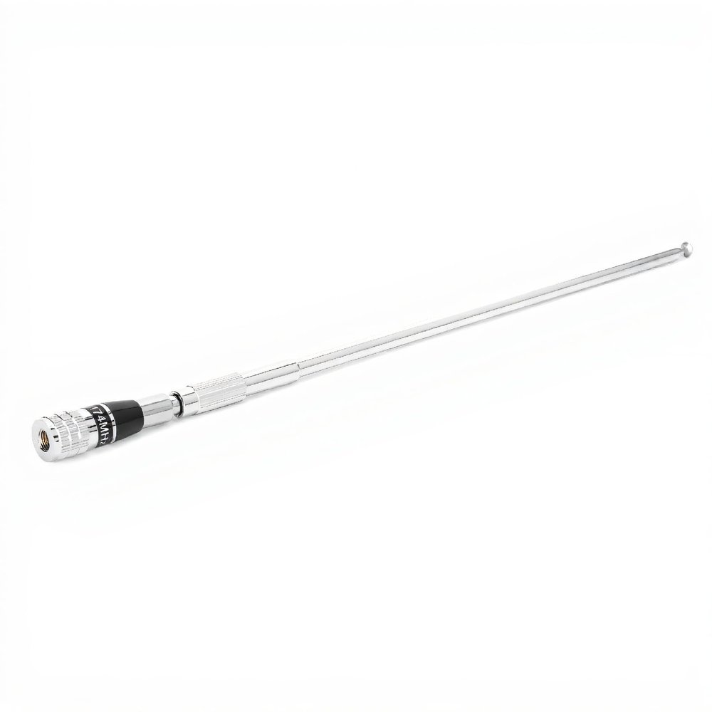 High Gain Telescopic Antenna for Handheld GPS 100 50 320 220 430 MHz Foldable Extendable Metal Antenna with SMA Connectors