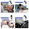 Joebo Microscope Kit 1600X Magnification USB Digital Microscope 8-LED Light Magnifying Glass Microscope Lens Adapters view 3