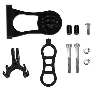 LOCADENCE Extended Out Front Mount, Out Front Bike Computer Mount Bike Extension Bracket Clip Screw Gaskets Bike Computer Accessories for 1000 820 810 800 520 510 500 20 (Black)