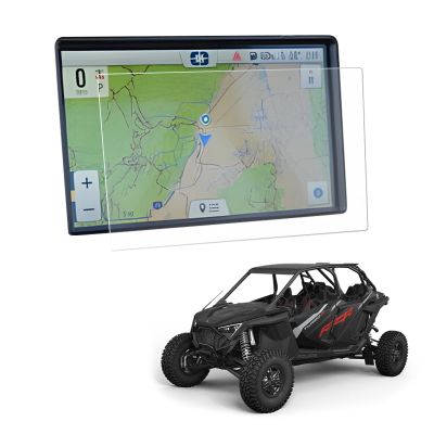 BIXUAN Tempered Glass Screen Protector for 2019-2024 Polaris RZR PRO XP/R Turbo Sportsman Ranger General Xpedition Accessories Navigation 7 Inch Matte Anti-glare Touchscreen Scratch-Resistant