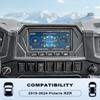 BIXUAN Tempered Glass Screen Protector for 2019-2024 Polaris RZR PRO XP/R Turbo Sportsman Ranger General Xpedition Accessories Navigation 7 Inch Matte Anti-glare Touchscreen Scratch-Resistant view 2