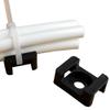 25 Piece 21.5 x 15 x 9mm Cable Tie Hole Wide 9mm Saddle Base for Securing Cables Wires Cords, Cable Tie Mount For Wire Management view 1