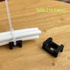 25 Piece 21.5 x 15 x 9mm Cable Tie Hole Wide 9mm Saddle Base for Securing Cables Wires Cords, Cable Tie Mount For Wire Management view 3