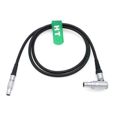 HangTon Ronin Tethered Control Handle Control Cable for DJI RS2 RS3 Pro Gimbal Expansion Base kit, Right Angle 4+2pin to Straight 6 pin 10m, Black