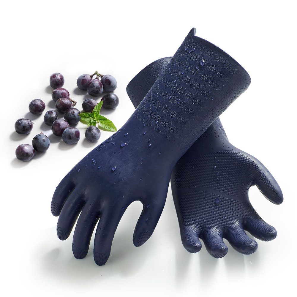 Vgo... Food Handling Gloves,Food Grade TPE,5X Durable for Meat Packing,Commercial Kitchens,Baking(TP1117)