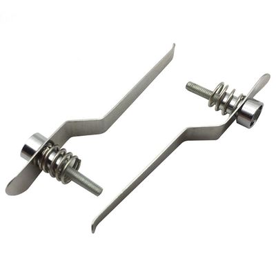 JOEBO Microscope Kit A Pair Stainless Steel Presser Holder, Biological Microscope Accessories Parts 6 Cm 6.7 Cm 7.2 Cm Microscope Lens Adapters (Color : Length 6 cm)