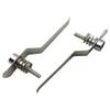 JOEBO Microscope Kit A Pair Stainless Steel Presser Holder, Biological Microscope Accessories Parts 6 Cm 6.7 Cm 7.2 Cm Microscope Lens Adapters (Color : Length 6 cm) view 1