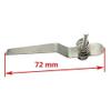 JOEBO Microscope Kit A Pair Stainless Steel Presser Holder, Biological Microscope Accessories Parts 6 Cm 6.7 Cm 7.2 Cm Microscope Lens Adapters (Color : Length 6 cm) view 2