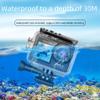 Action Camera 5K 30FPS, Ultra HD 131FT Underwater Cameras with Dual Touch Screen, Waterproof Video Camera, Adjustable View Angle Remote Control WiFi Sports Camera, for Outdoor Sports Cycling Diving view 2
