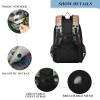 ALAZA Sugar Skulls Day Of Dead Laptop Backpack Purse for Women Men Travel Bag Casual Daypack with Compartment & Multiple Pockets view 3
