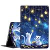 Case for iPad 10th Generation (2022 Release) 10.9 InchSlim Fit Foldable Standing Cover Case with Auto Sleep/Wake for New Apple iPad 10.9 InchCat Catching Stars view 1