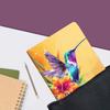 Case for iPad 9th/8th/7th Gen 2021/2020/2019 iPad 10.2 Inch Also Fit iPad Air 3th Gen 2019/iPad Pro 10.5 inchStanding Cover with Auto Sleep/Wake Colorful Hummingbird Abstract view 4