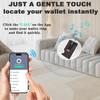 Anti-Lost Trackable GPS Smart Wallet for Men with Tracker Work with Apple Find My Wallet Tracker (IOS only) (Carbon) view 2