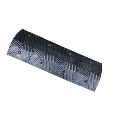 BESNUT Cable Protector Ramp,Heavy Duty Rubber Anti-Slip Safety Ramps, 1-Channel Speed Bump Practically for Outdoor School Parking (Color : Style 2, Size : 1Channel)