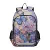 ALAZA Butterfly Purple Flowers Laptop Backpack Purse for Women Men Travel Bag Casual Daypack with Compartment & Multiple Pockets view 1