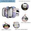 ALAZA Butterfly Purple Flowers Laptop Backpack Purse for Women Men Travel Bag Casual Daypack with Compartment & Multiple Pockets view 4