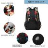 ALAZA Sugar Skull Floral Day Of Dead Laptop Backpack Purse for Women Men Travel Bag Casual Daypack w/Compartment & Multiple Pockets view 3