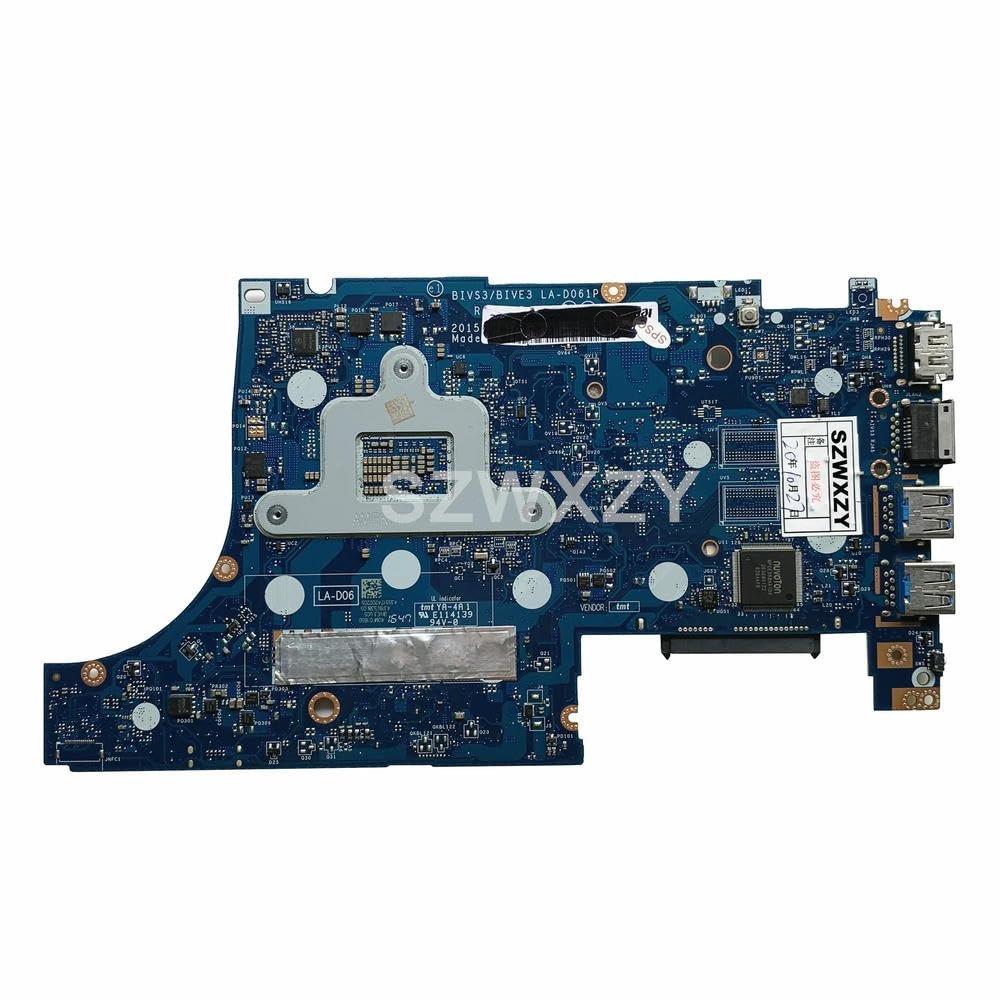 for E31-80 Laptop Motherboard 5B20K57242 BIVS3/BIVE3 LA-D061P DDR3L with SR2EU i3-6100U CPU