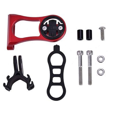LOCADENCE Extended Out Front Mount, Out Front Bike Computer Mount Bike Extension Bracket Clip Screw Gaskets Bike Computer Accessories for 1000 820 810 800 520 510 500 20 (Red)