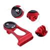 LOCADENCE Extended Out Front Mount, Out Front Bike Computer Mount Bike Extension Bracket Clip Screw Gaskets Bike Computer Accessories for 1000 820 810 800 520 510 500 20 (Red) view 4