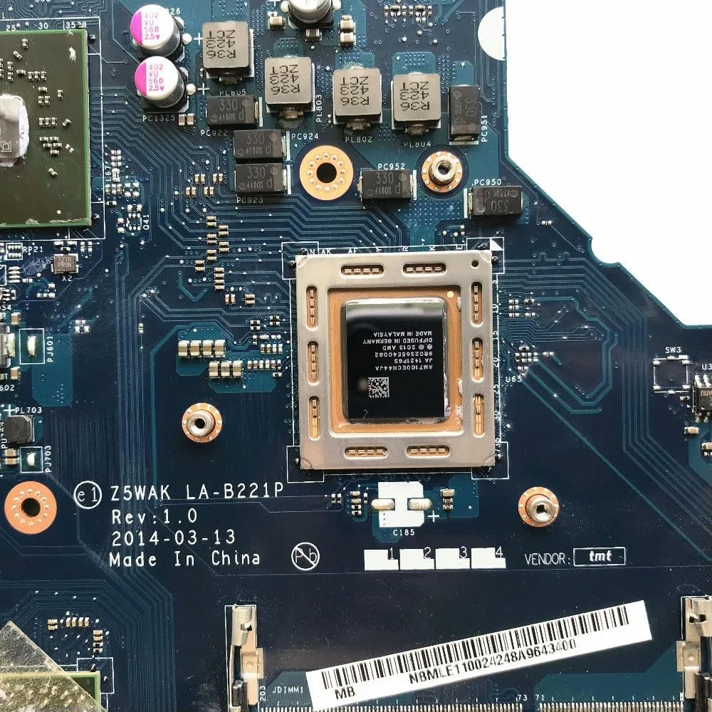 for NBMLE11002 for E5-551G Laptop Motherboard with A8-7100 CPU R7 M265 2GB GPU Z5WAK LA-B221P
